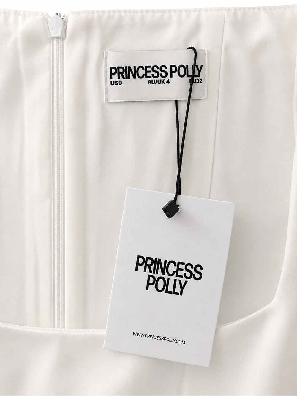 Princess Polly White Square Neck Mini Dress - Picture 5 of 5